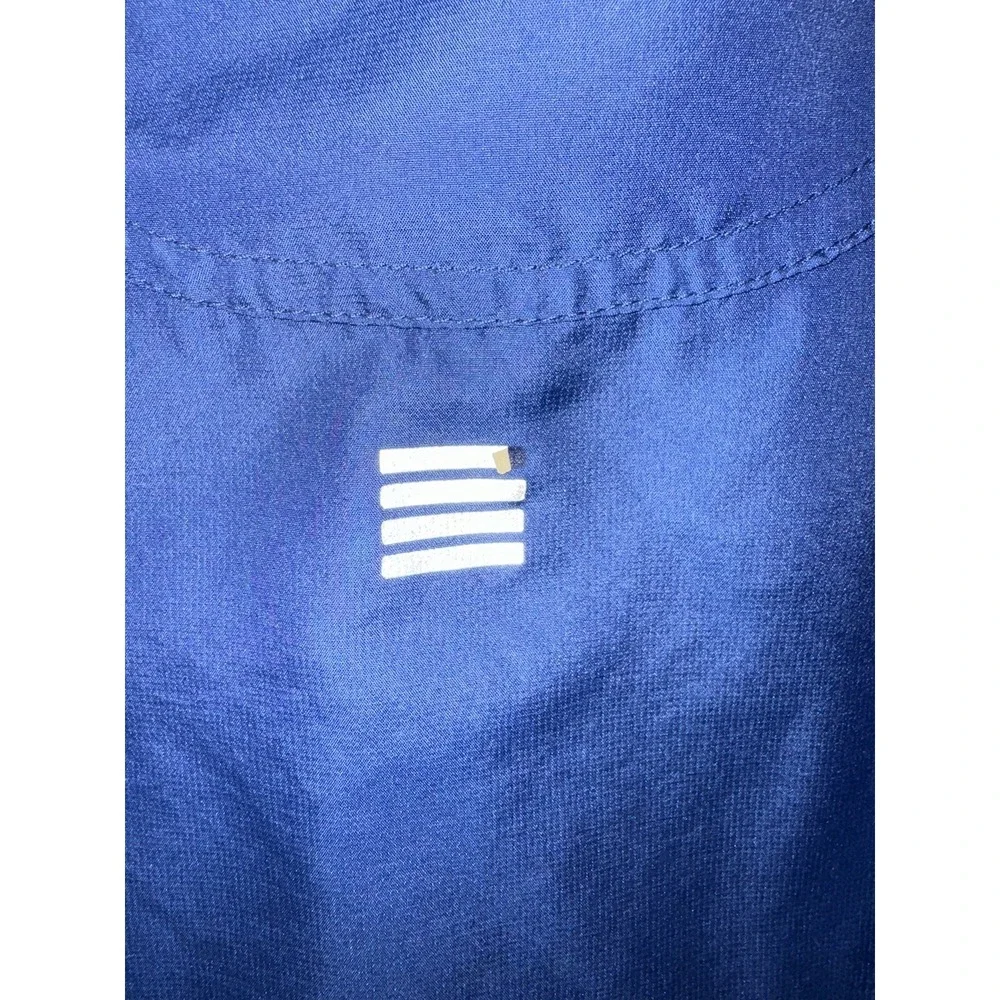 Lands End Men's Rain Jacket Windbreaker Large 42-44 - Blue‎ Gray